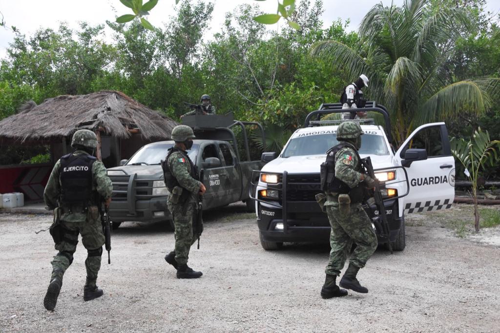 Dos personas sin vida, el saldo del enfrentamiento armado en la Riviera Maya