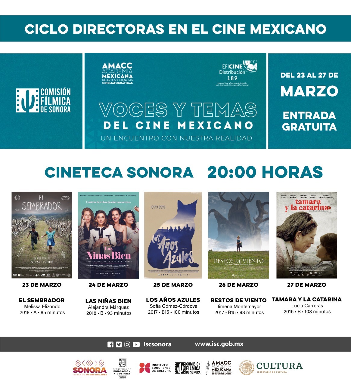 Cineteca Sonora Presentará el Ciclo ‘Directoras en el Cine Mexicano’