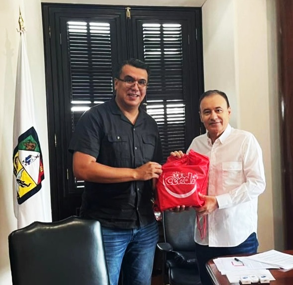Ramón Flores Presenta Proyecto CENDI en Hermosillo a Gobernador Alfonso Durazo