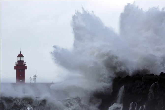 Hinnamor; el peligroso tifón pone en alerta al sur y este de Asia
