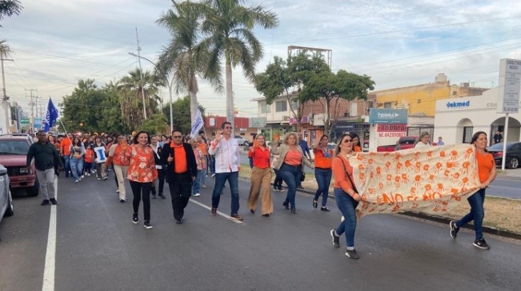 “No es No”: Navojoa marcha contra la violencia hacia las mujeres