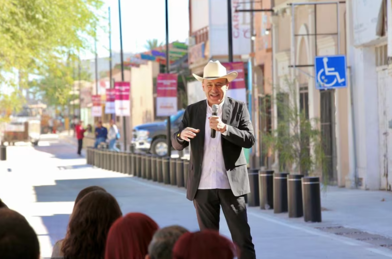 Avanza la transformación del Centro Histórico de Hermosillo