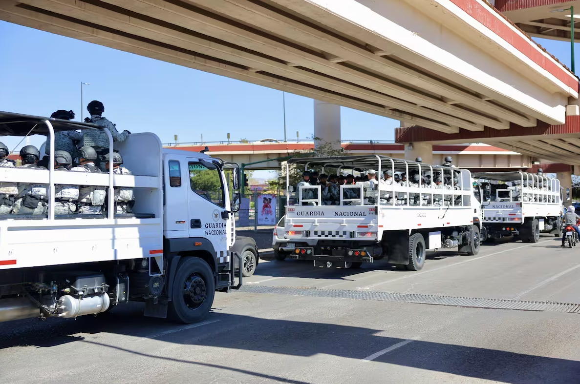 Llegan refuerzos de la Guardia Nacional a Nogales