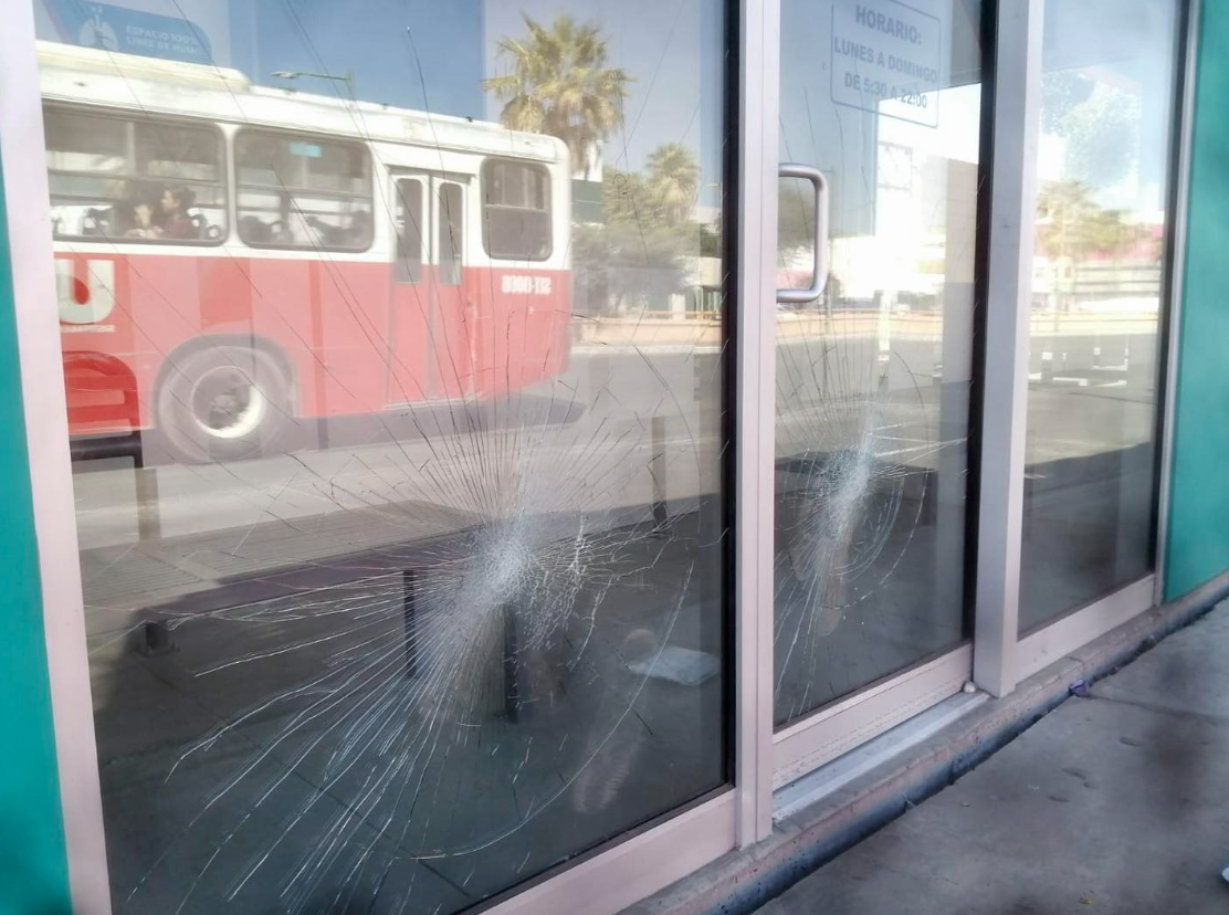 Refuerzan vigilancia en paradas de camión tras actos de vandalismo en Hermosillo