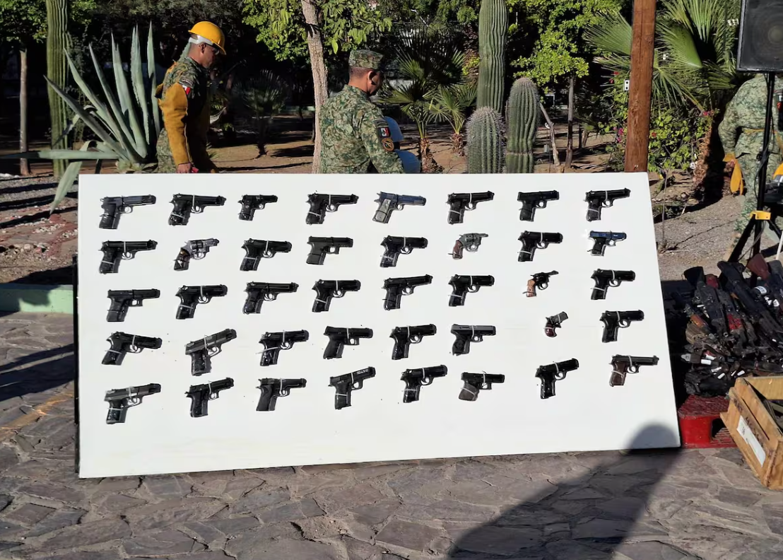 SEDENA destruye más de mil armas y 187 mil cartuchos decomisados al crimen organizado en Sonora