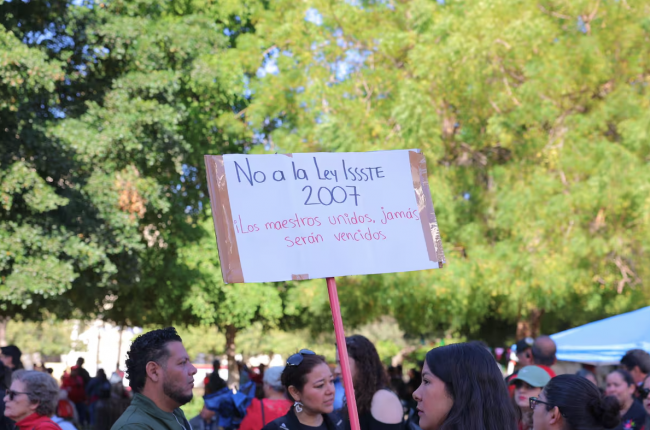 Paro laboral de maestros en Sonora: Explican su lucha y la suspensión de clases Paro laboral de maestros en Sonora: Explican su lucha y la suspensión de clases