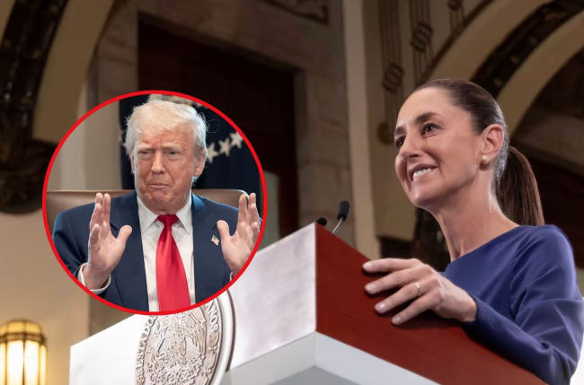 Sheinbaum confía en que el T-MEC se mantenga en 2026 pese a dichos de Trump: “Cabeza fría”, llama a mantener la calma Sheinbaum confía en que el T-MEC se mantenga en 2026 pese a dichos de Trump: “Cabeza fría”, llama a mantener la calma