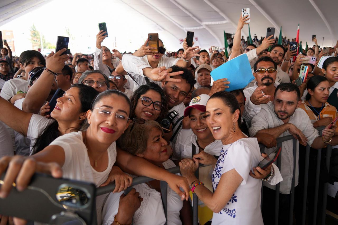 Inauguración del Hospital Materno Infantil del IMSS Bienestar en Coatzacoalcos