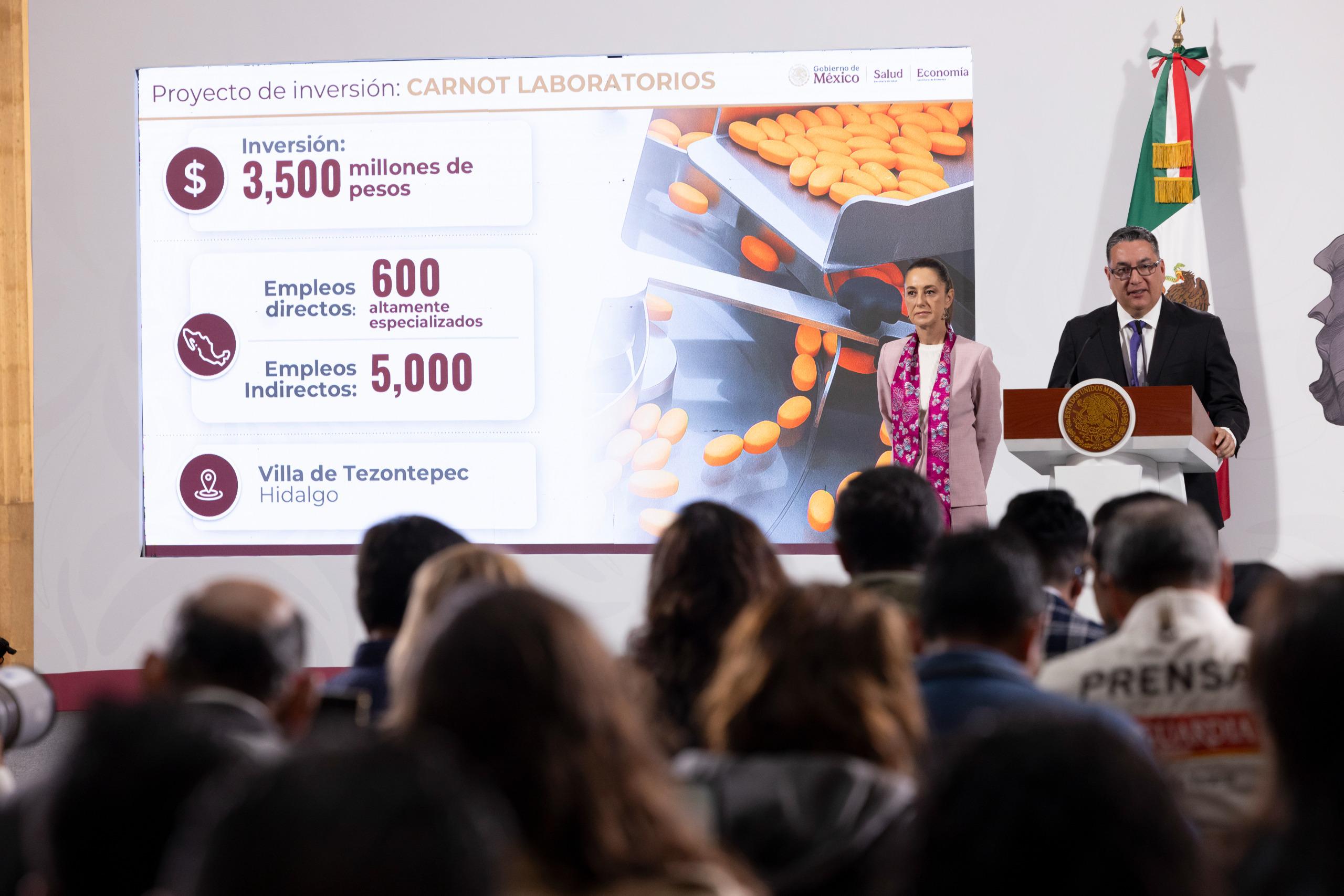 Plan México: Industria farmacéutica invertirá 12 mil 250 mdp