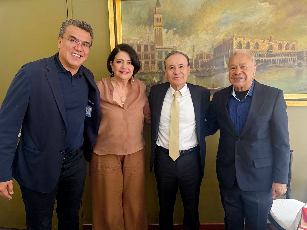Alfonso Durazo y Alberto Anaya reafirman unidad y cercanía entre Morena y el PT en Sonora