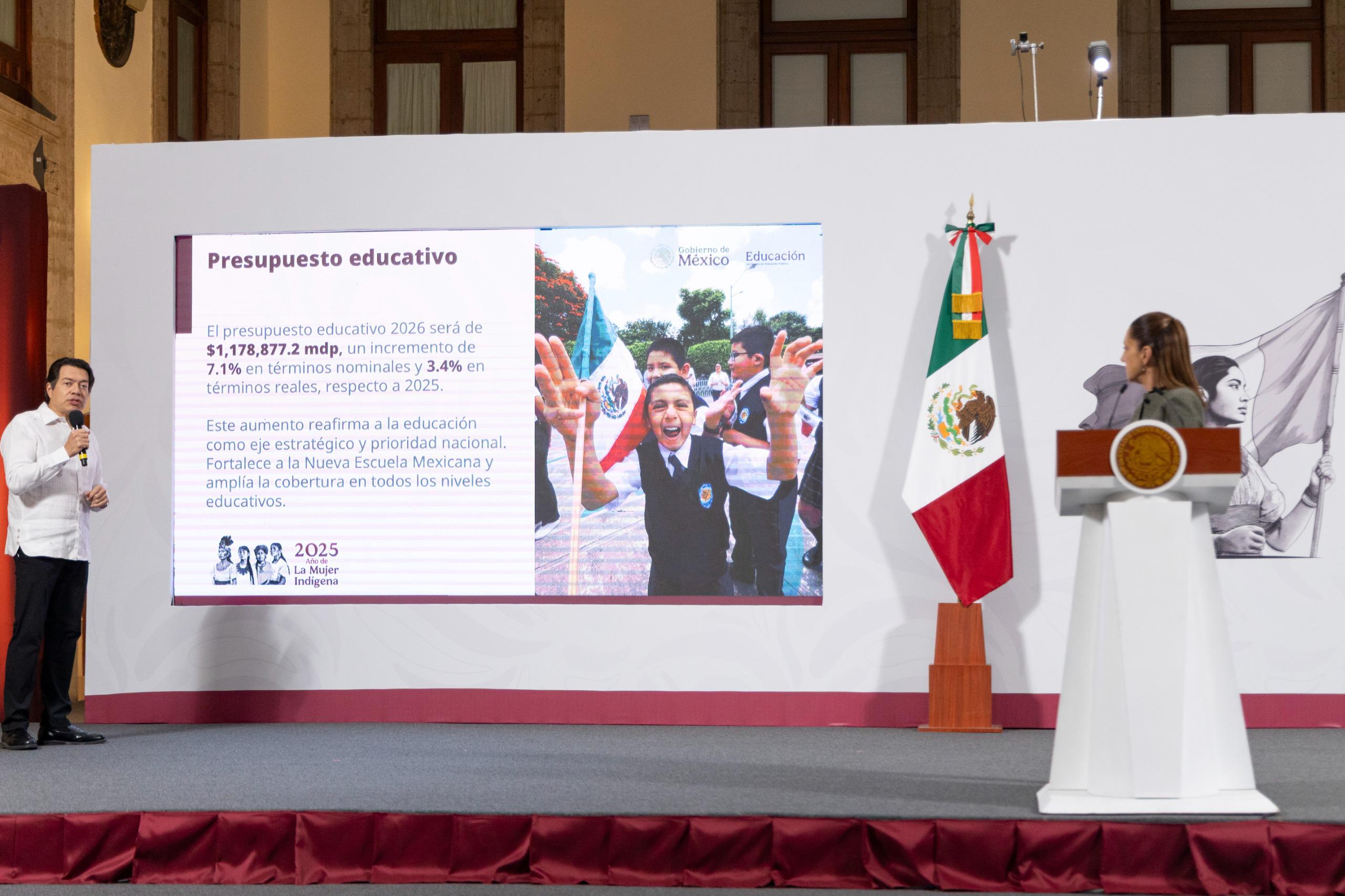 Inversión Educativa Histórica: 1.1 Billones de Pesos en 2026 para Educación Básica, Media y Superior, Becas e Infraestructura