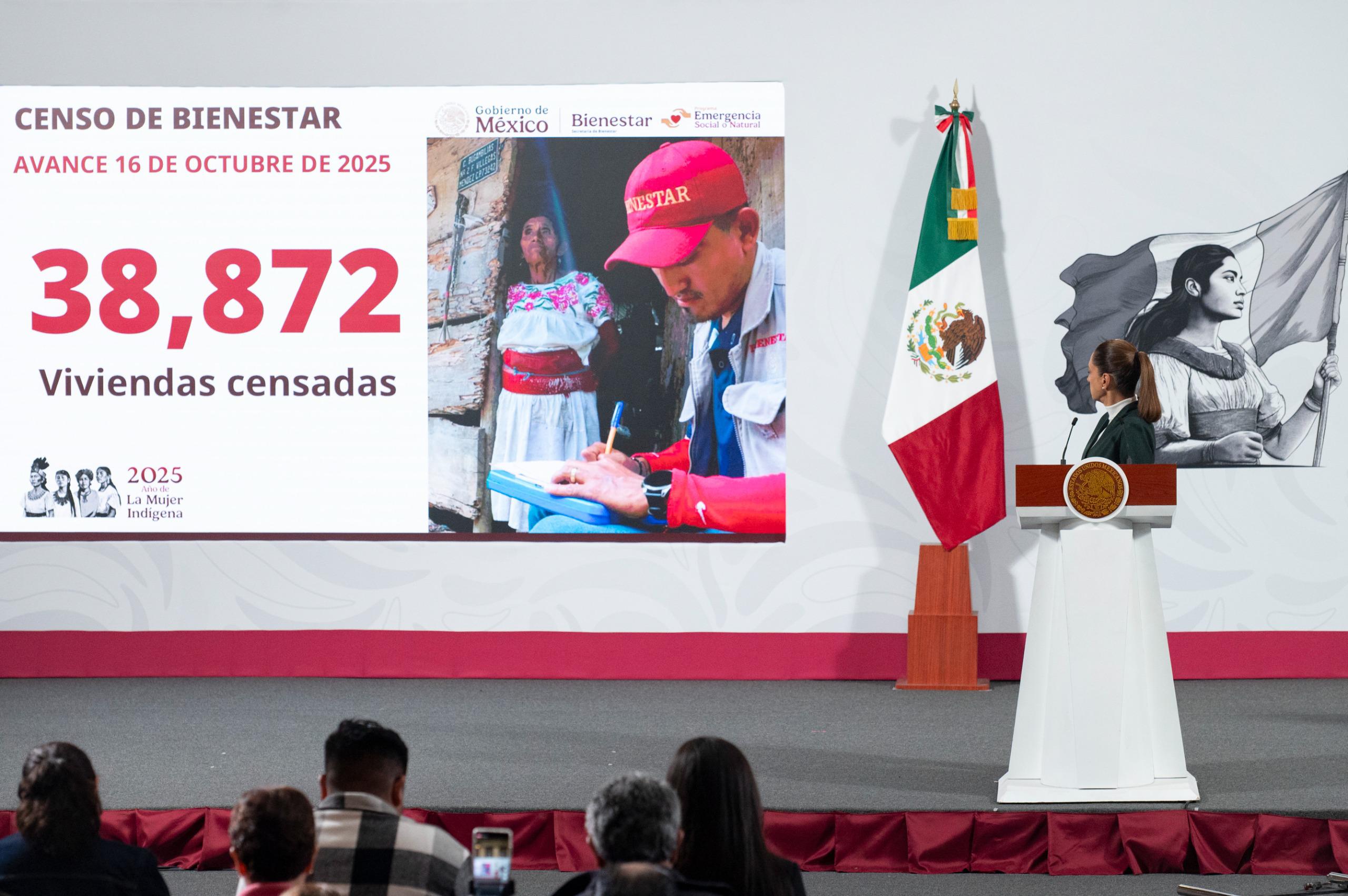 Gobierno de México: las y los servidores de la nación han censado 38 mil 872 viviendas afectadas por las lluvias