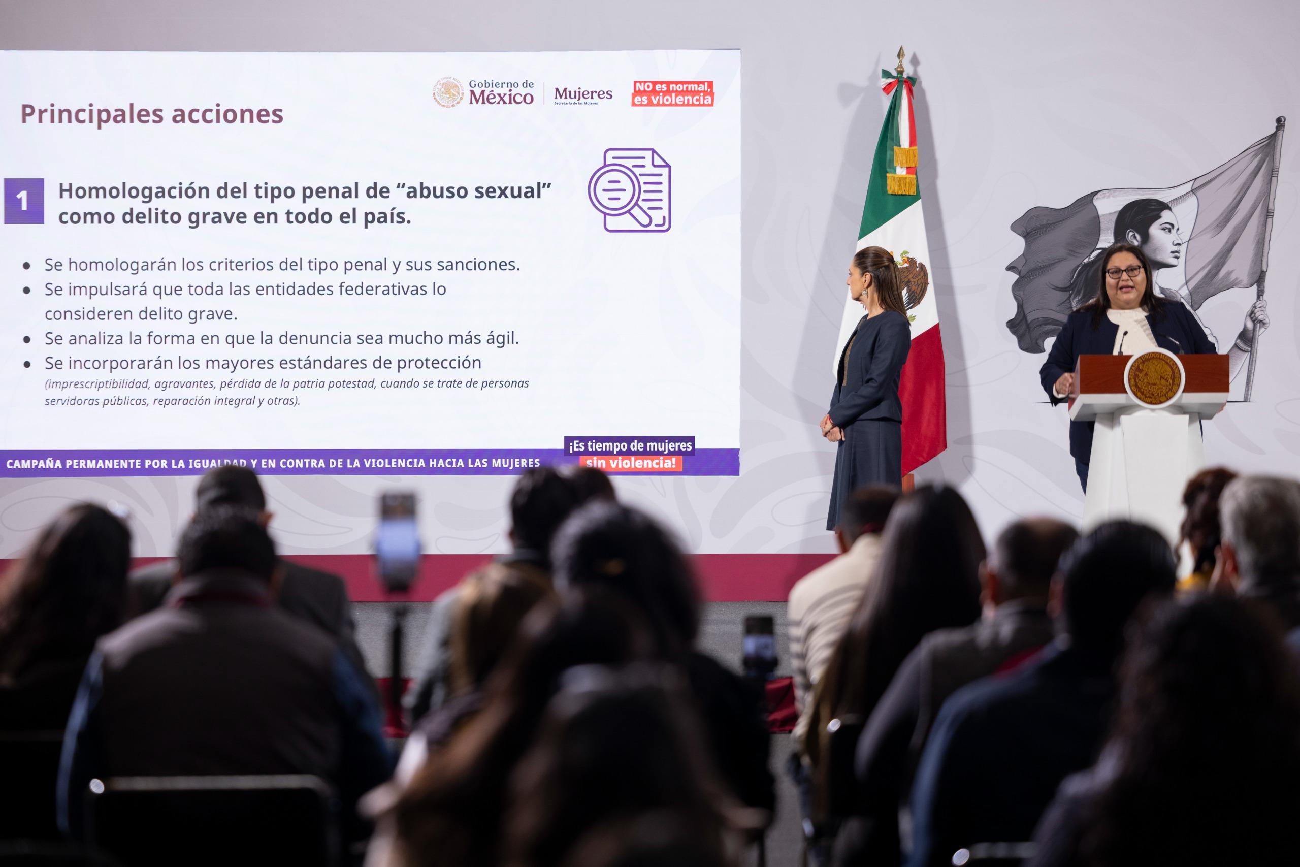 Gobierno de México Presenta Plan Integral Contra el Abuso Sexual para garantizar el acceso a la justicia de las mujeres e impulsar un cambio cultural en la sociedad Gobierno de México Presenta Plan Integral Contra el Abuso Sexual para garantizar el acceso a la justicia de las mujeres e impulsar un cambio cultural en la sociedad