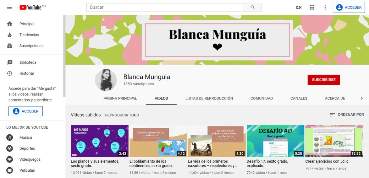 Maestra sonorense crea exitoso canal de videos sobre Matemáticas Maestra sonorense crea exitoso canal de videos sobre Matemáticas