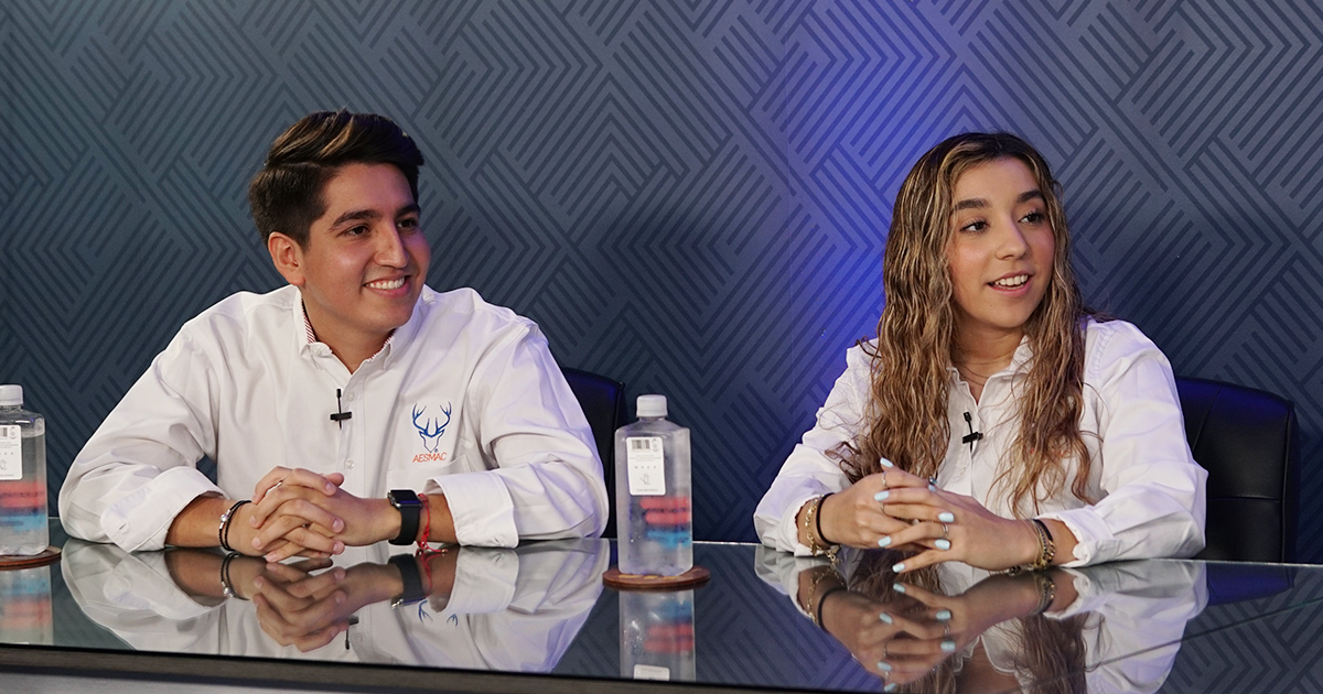 Buscamos hacer autosuficientes a nuestras casas de estudiantes; es la meta de AESMAC: Yeray Quintero y Norma Córdova