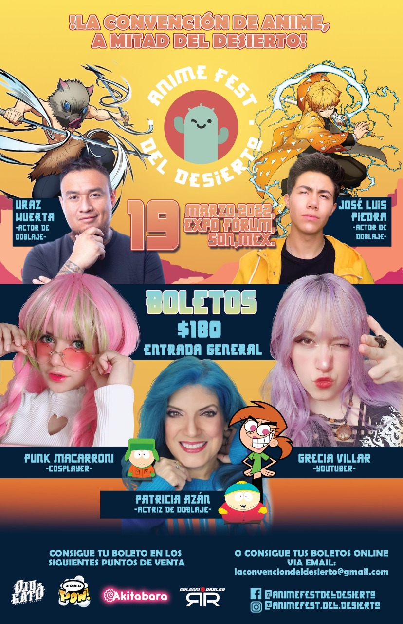 Japón llega a Hermosillo con más fuerza que nunca: realizarán primera edición de ‘Animé Fest del Desierto’ Japón llega a Hermosillo con más fuerza que nunca: realizarán primera edición de ‘Animé Fest del Desierto’