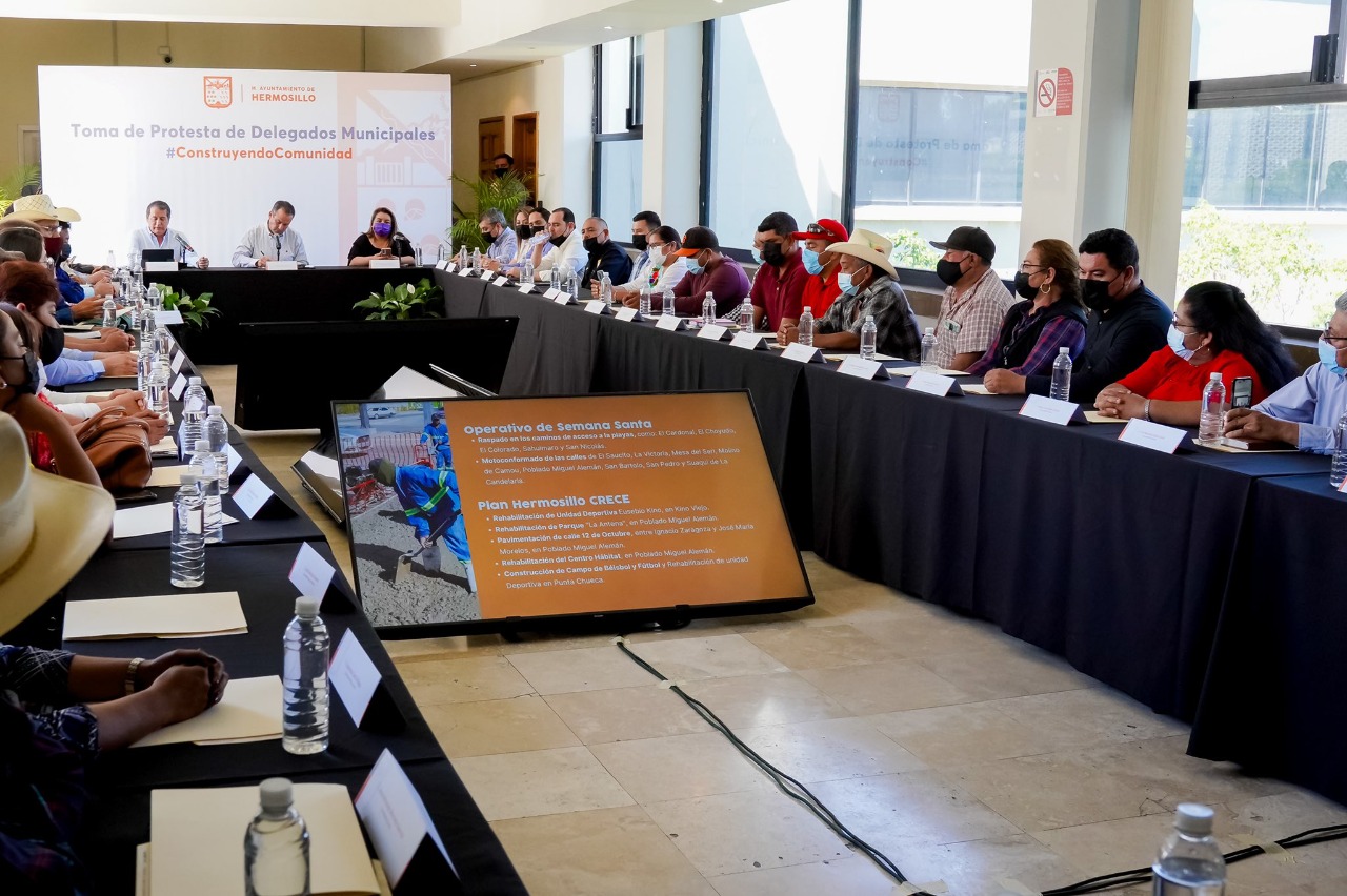 Toman Protesta las y los Delegados Municipales en Hermosillo Toman Protesta las y los Delegados Municipales en Hermosillo