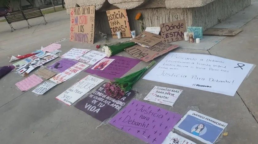 En Acto Simbólico Mujeres de Hermosillo Despiden a Debanhi Escobar