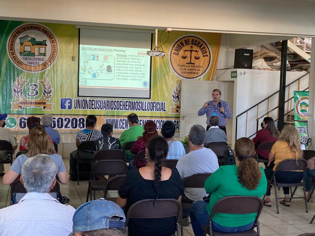 Unidad Cibernética Inicia Jornada de Capacitación para los Afiliados de la Unión de Usuarios de Hermosillo