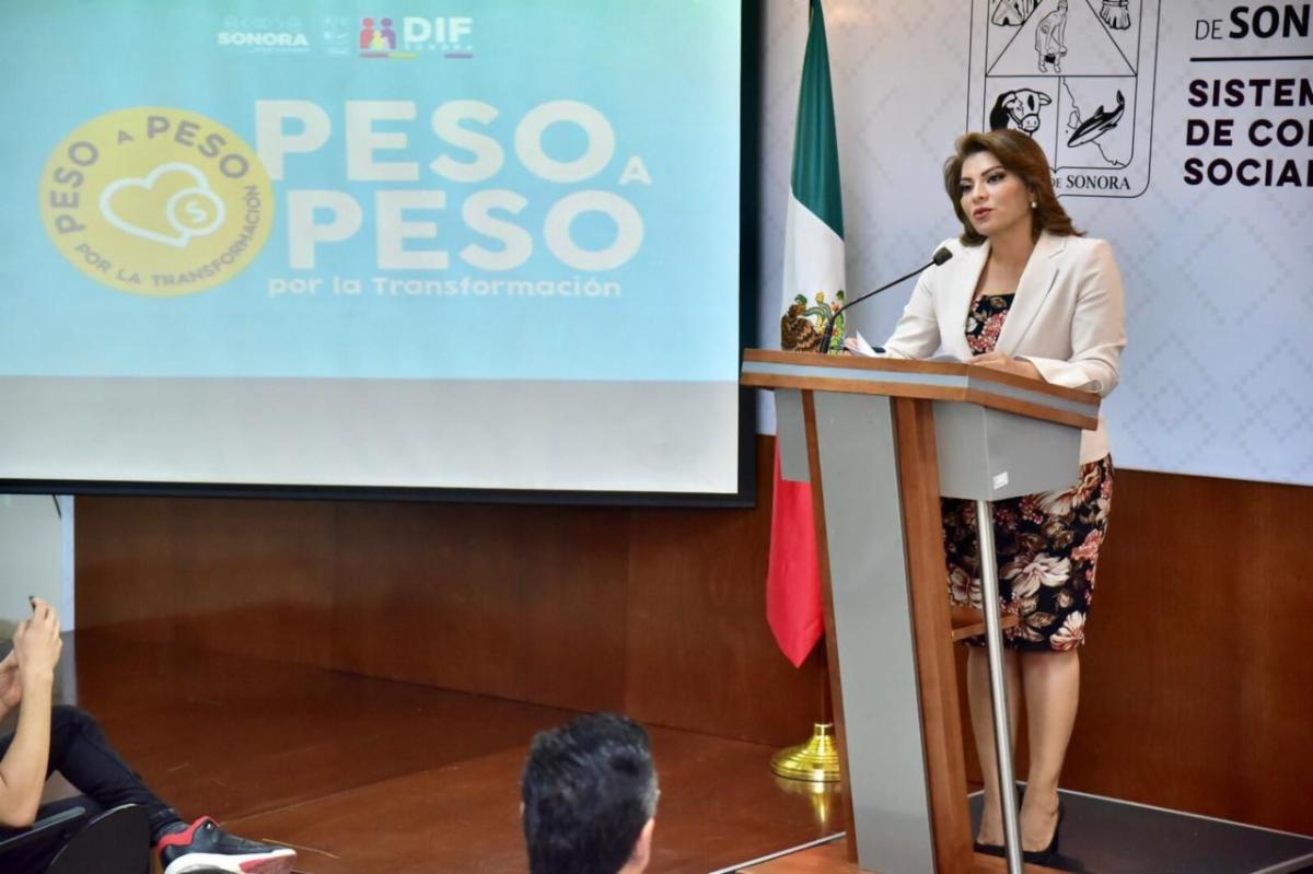 Anuncia DIF Sonora programa “Peso a Peso por la Transformación” Anuncia DIF Sonora programa “Peso a Peso por la Transformación”