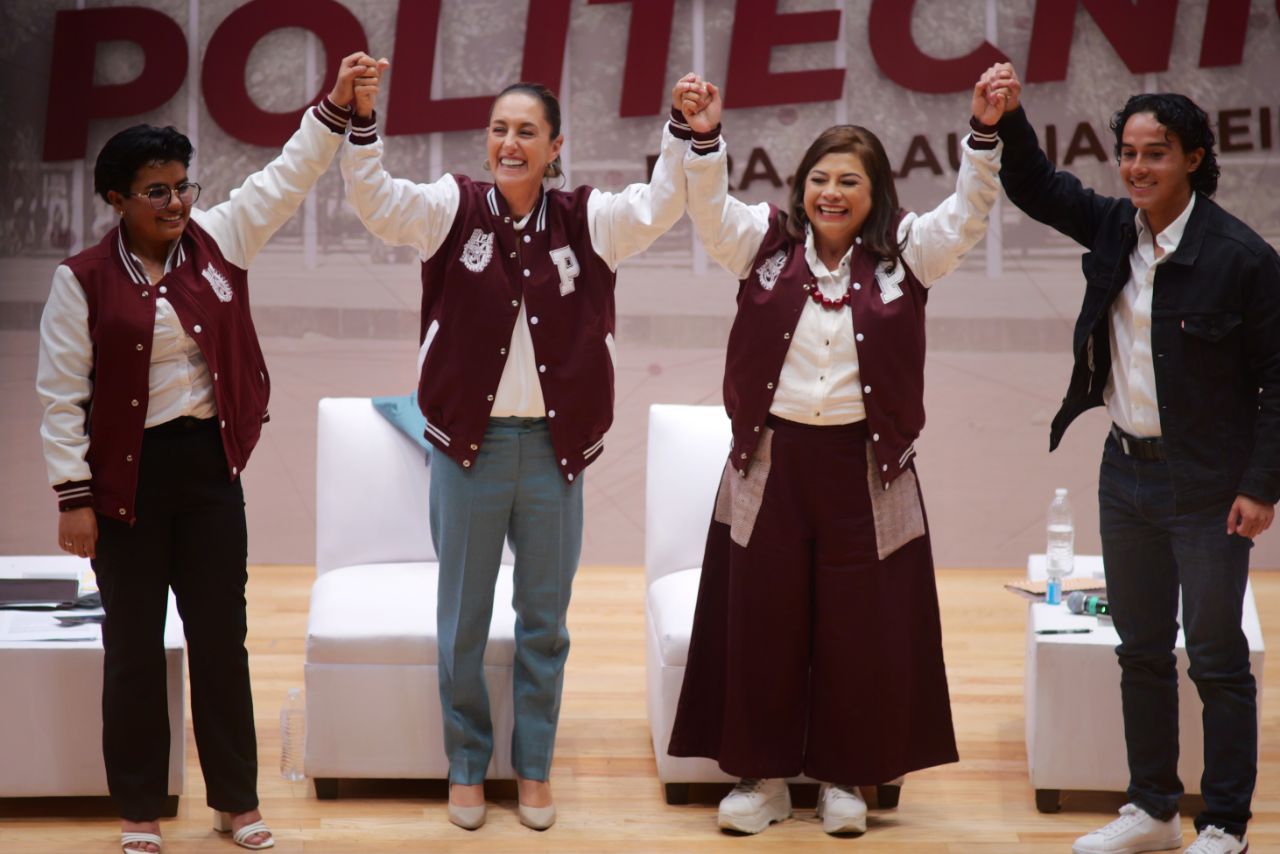 Claudia Sheinbaum convoca a estudiantes del IPN a impulsar el desarrollo y bienestar en México con el Segundo Piso de la 4T”