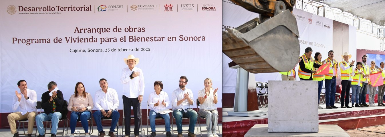 El Programa Nacional de Vivienda inició en Sonora, “donde ya no es una mercancía” El Programa Nacional de Vivienda inició en Sonora, “donde ya no es una mercancía”