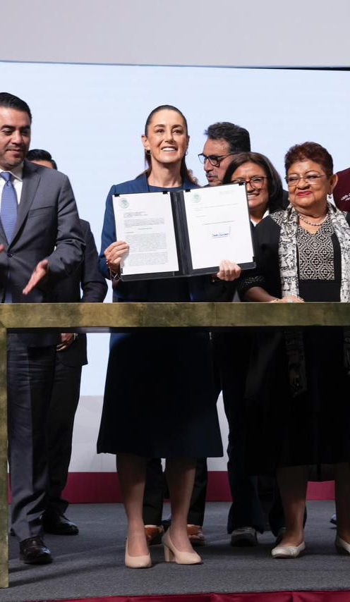 Con iniciativa para expedir Ley General de Aguas y Reforma a la Ley de Aguas Nacionales se devuelve el agua a la Nación: Presidenta Claudia Sheinbaum