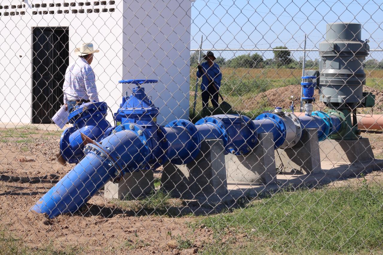 Supervisan Conagua y Gobierno de Huatabampo avance de Obras Hidráulicas en el municipio