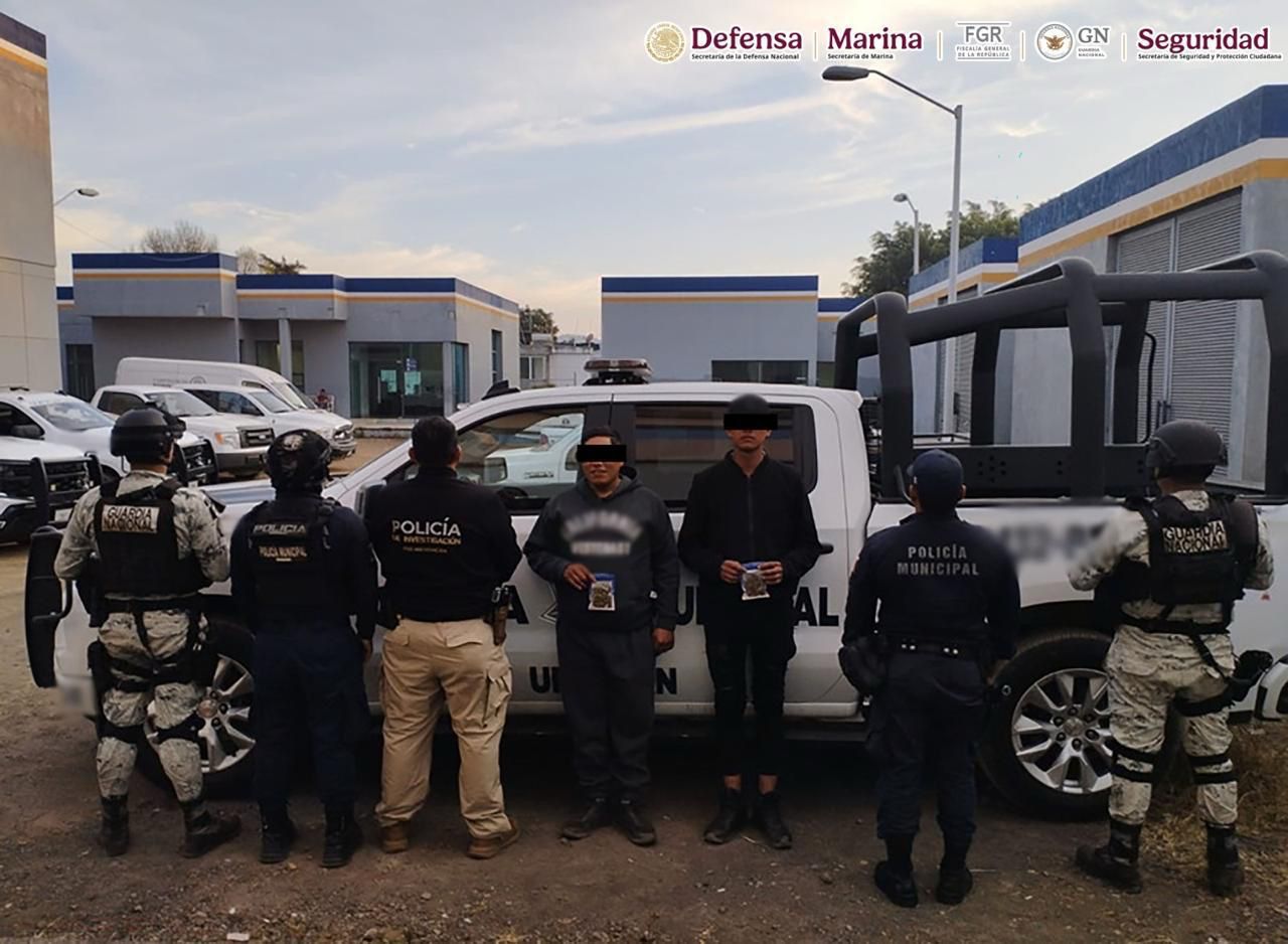 Autoridades Federales y Estatales detienen en Michoacán a cuatro personas