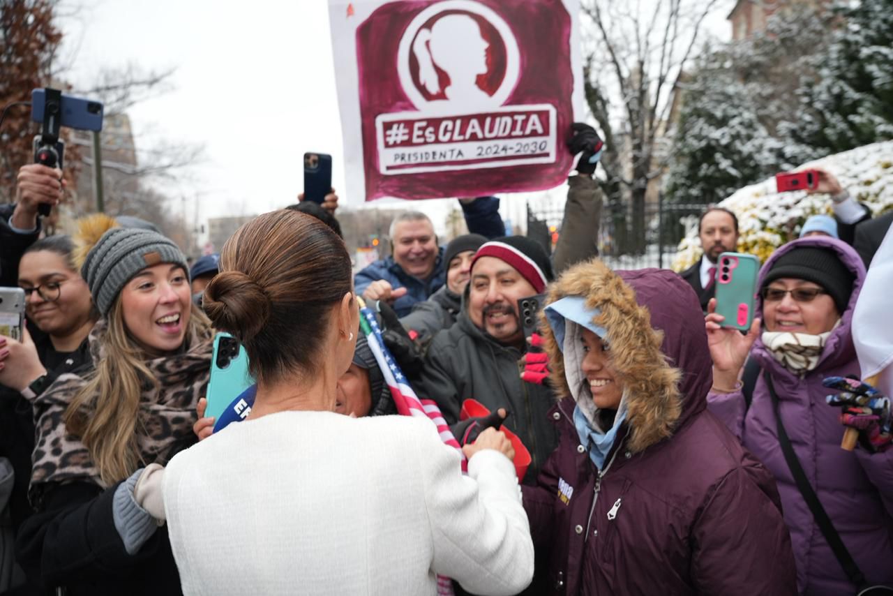 FOTOS: Claudia Sheinbaum se reúne con comunidad mexicana en Washington D.C.