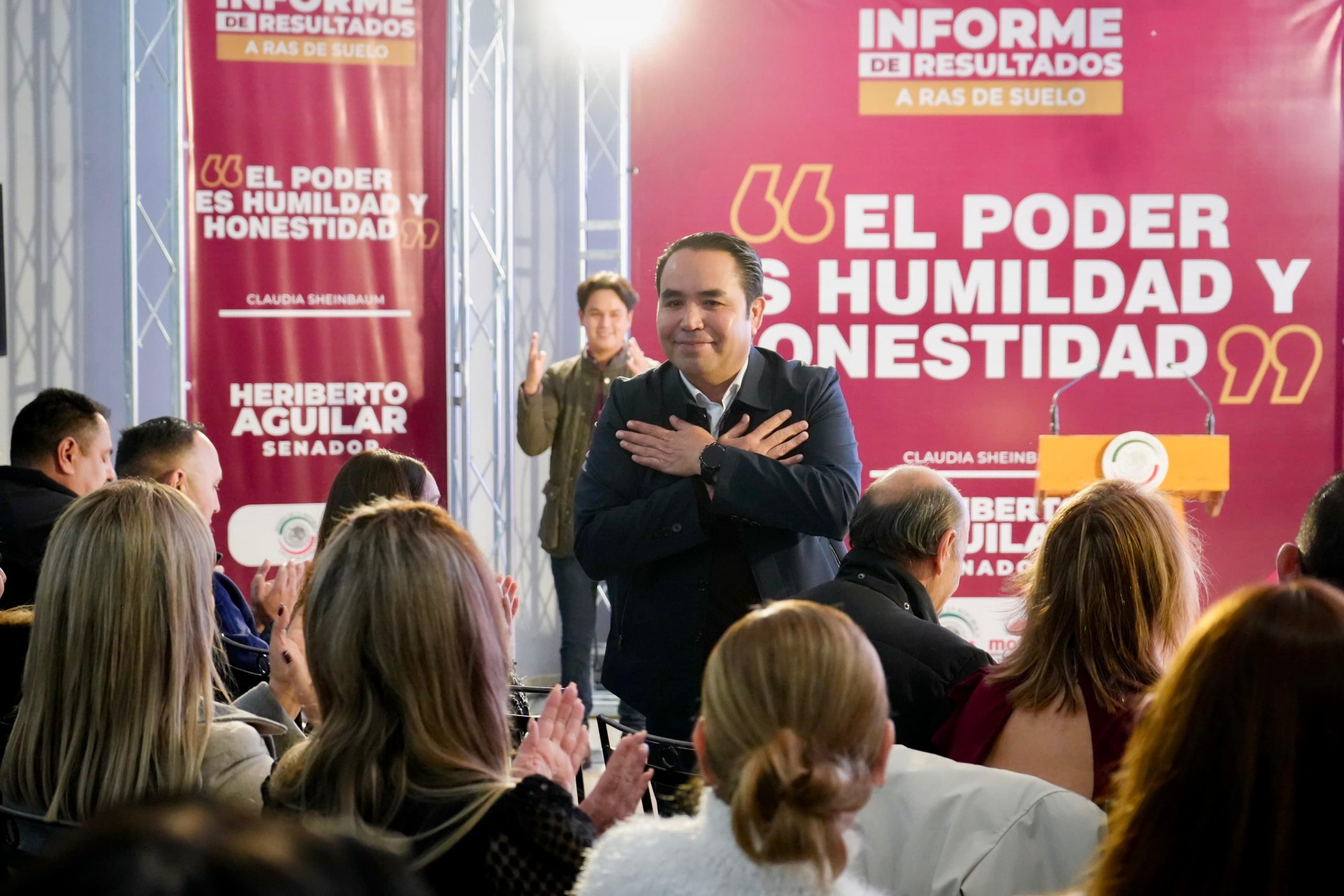 Con paso firme, seguimos avanzando en la ruta de la transformación: Heriberto Aguilar