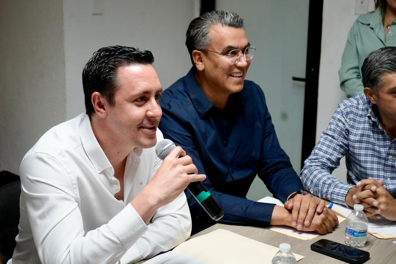 Refuerzan coordinación y trabajo institucional en reunión del PT Sonora encabezada por Ramón Flores, con la participación de Fernando Rojo de la Vega