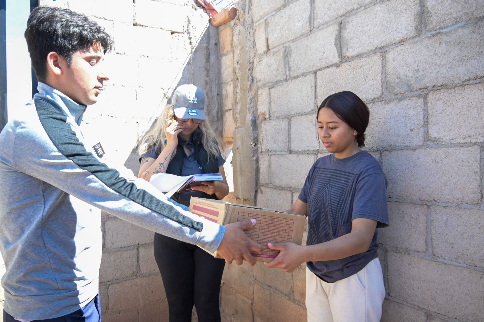 El gobierno municipal entregó despensas a familias en situación de vulnerabilidad en Agua Prieta