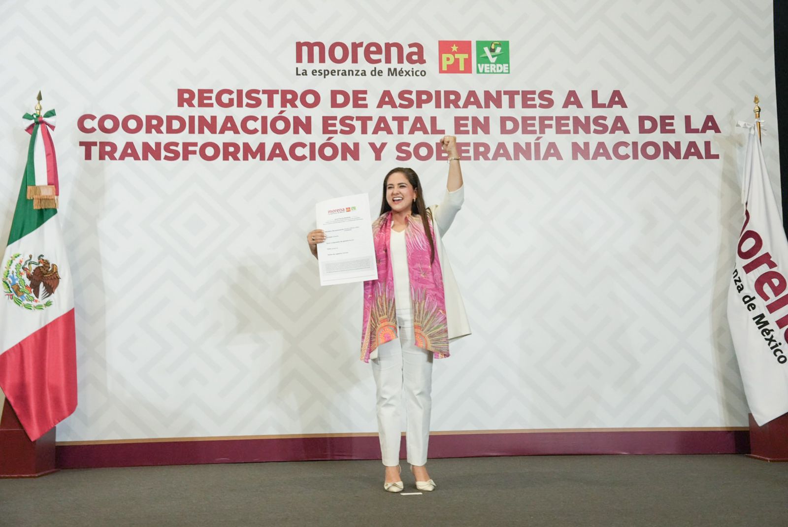 “Celida López se registra para coordinar la Defensa de la Transformación en Sonora rumbo a 2027”