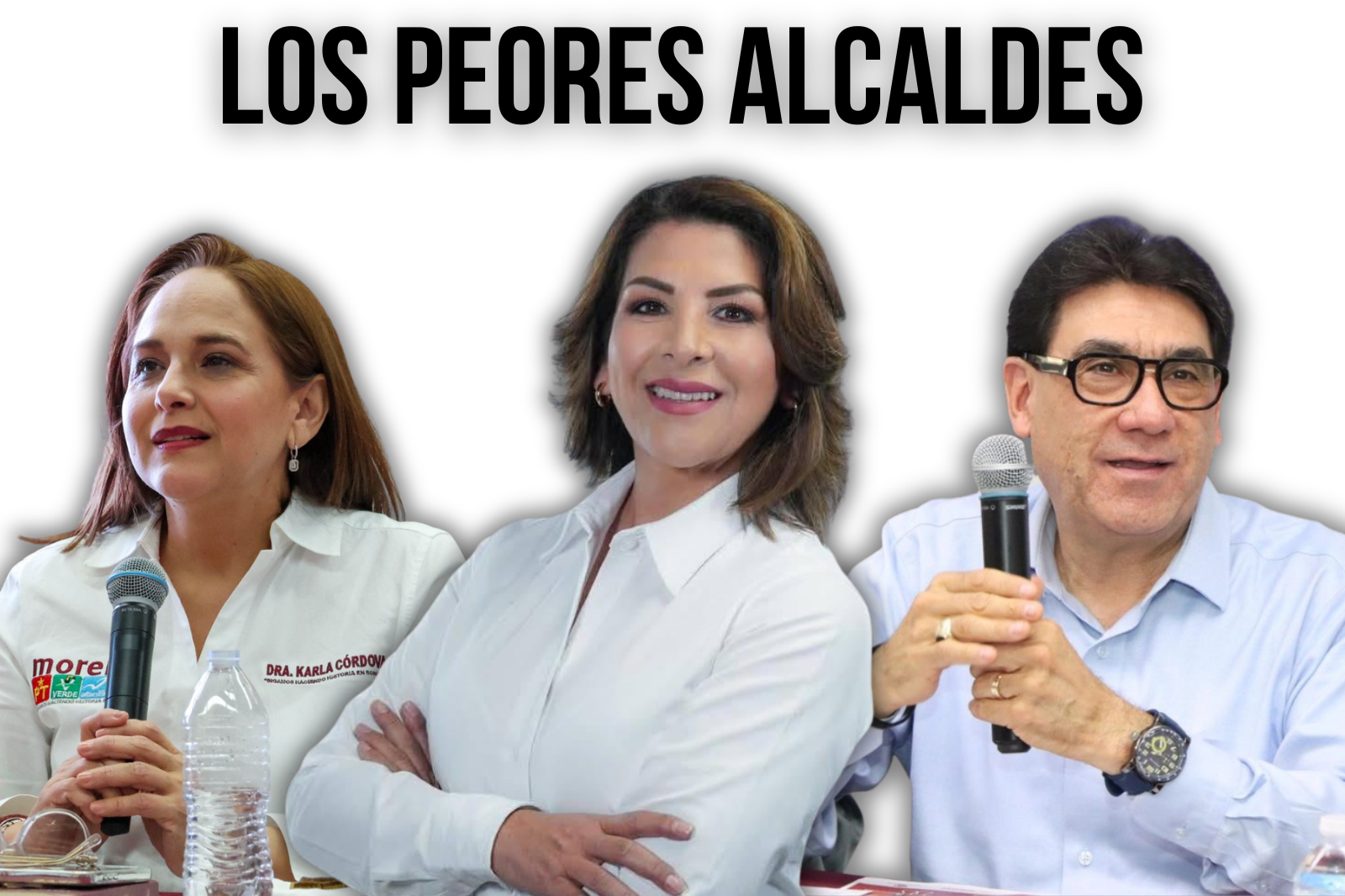 Entre la aprobación y el desgaste, los mejores y los peores alcaldes en Sonora