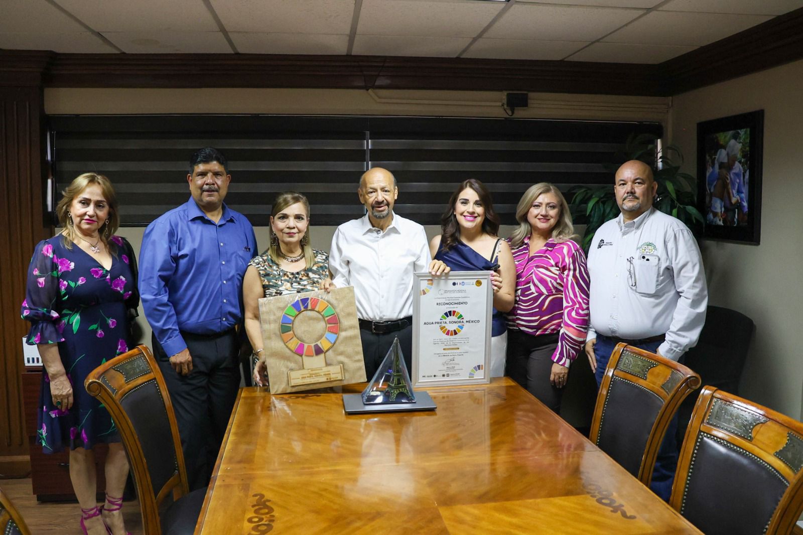 Agua Prieta recibió reconocimiento internacional por su compromiso con el desarrollo sostenible Agua Prieta recibió reconocimiento internacional por su compromiso con el desarrollo sostenible