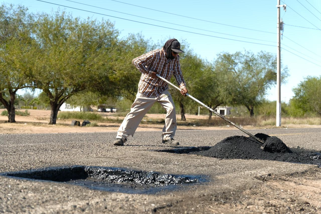 Impulsa Gobierno de Huatabampo rehabilitación de carreteras hacia Torocoba y de Moroncárit a Huatabampito