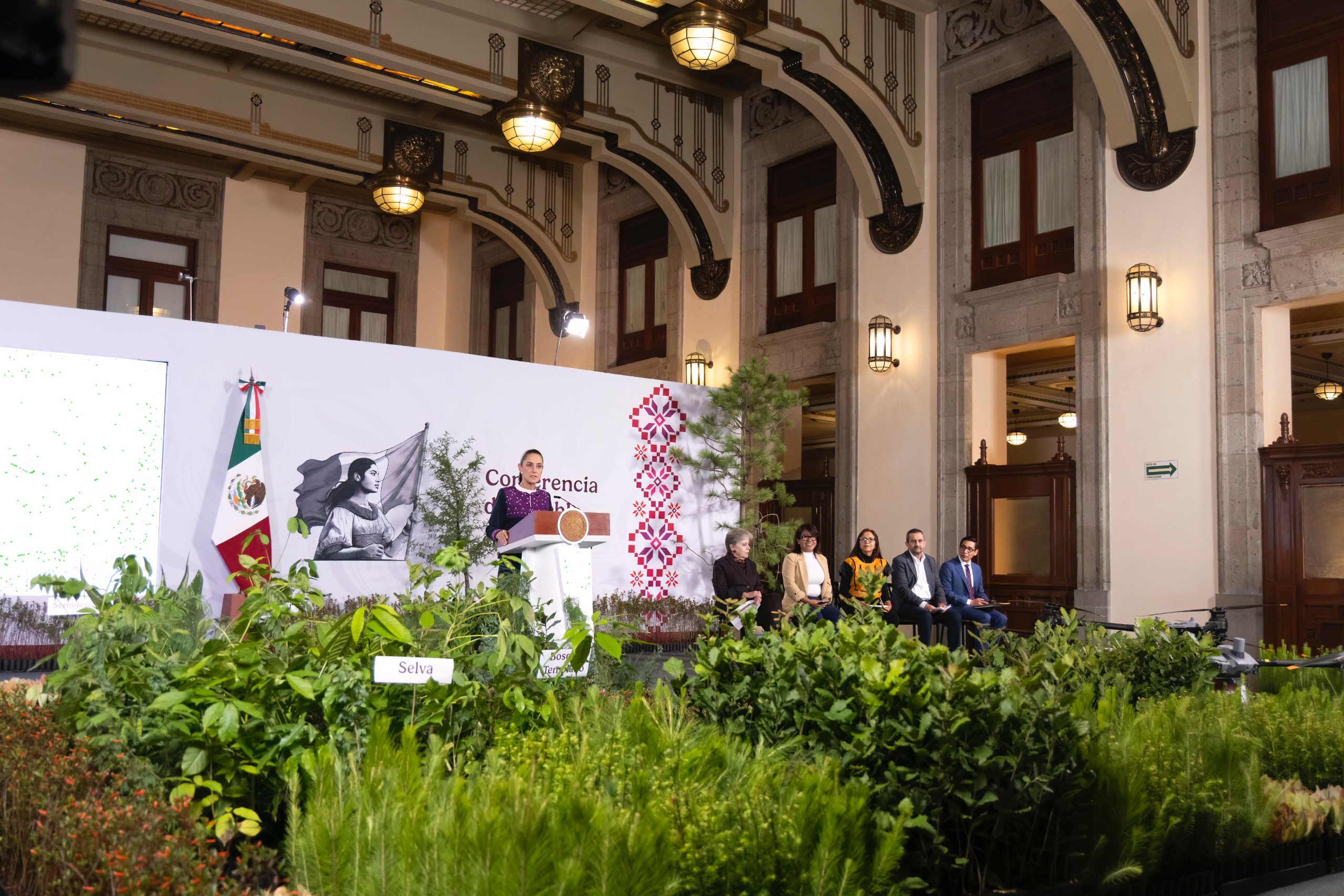 Presidenta Claudia Sheinbaum presenta la Jornada Nacional de Reforestación 2026; se realizará el próximo domingo 9 de agosto y se plantarán 6.6 millones de árboles y plantas Presidenta Claudia Sheinbaum presenta la Jornada Nacional de Reforestación 2026; se realizará el próximo domingo 9 de agosto y se plantarán 6.6 millones de árboles y plantas
