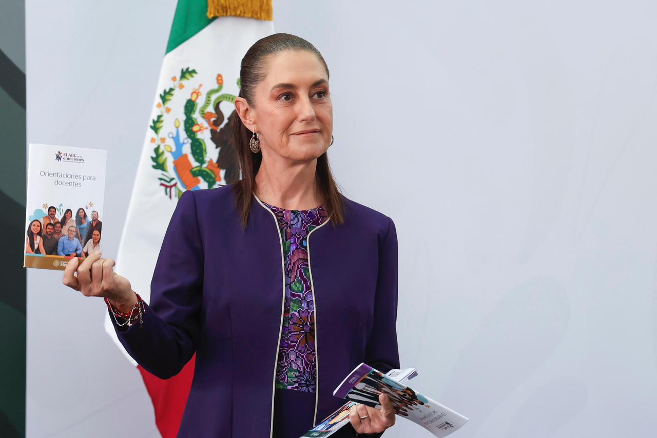 Sheinbaum encabeza arranque de “El ABC de las emociones”, estrategia nacional de salud mental para jóvenes