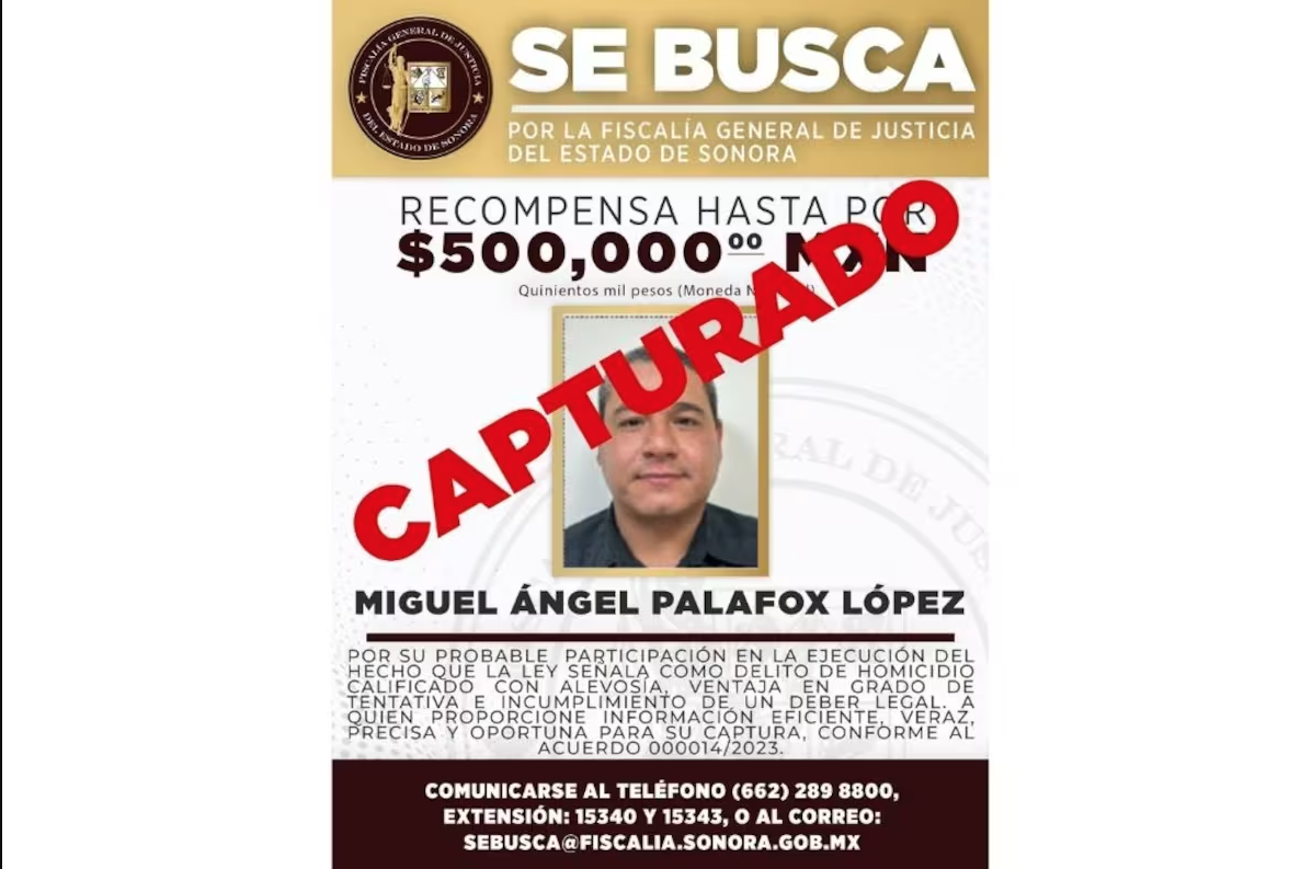Capturan en Cajeme a exagente de la AMIC buscado por ataque a abogado Capturan en Cajeme a exagente de la AMIC buscado por ataque a abogado