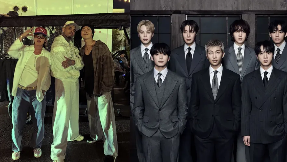 Miembros de BTS causan controversia al ir a concierto de Chris Brown y tomarse foto juntos Miembros de BTS causan controversia al ir a concierto de Chris Brown y tomarse foto juntos