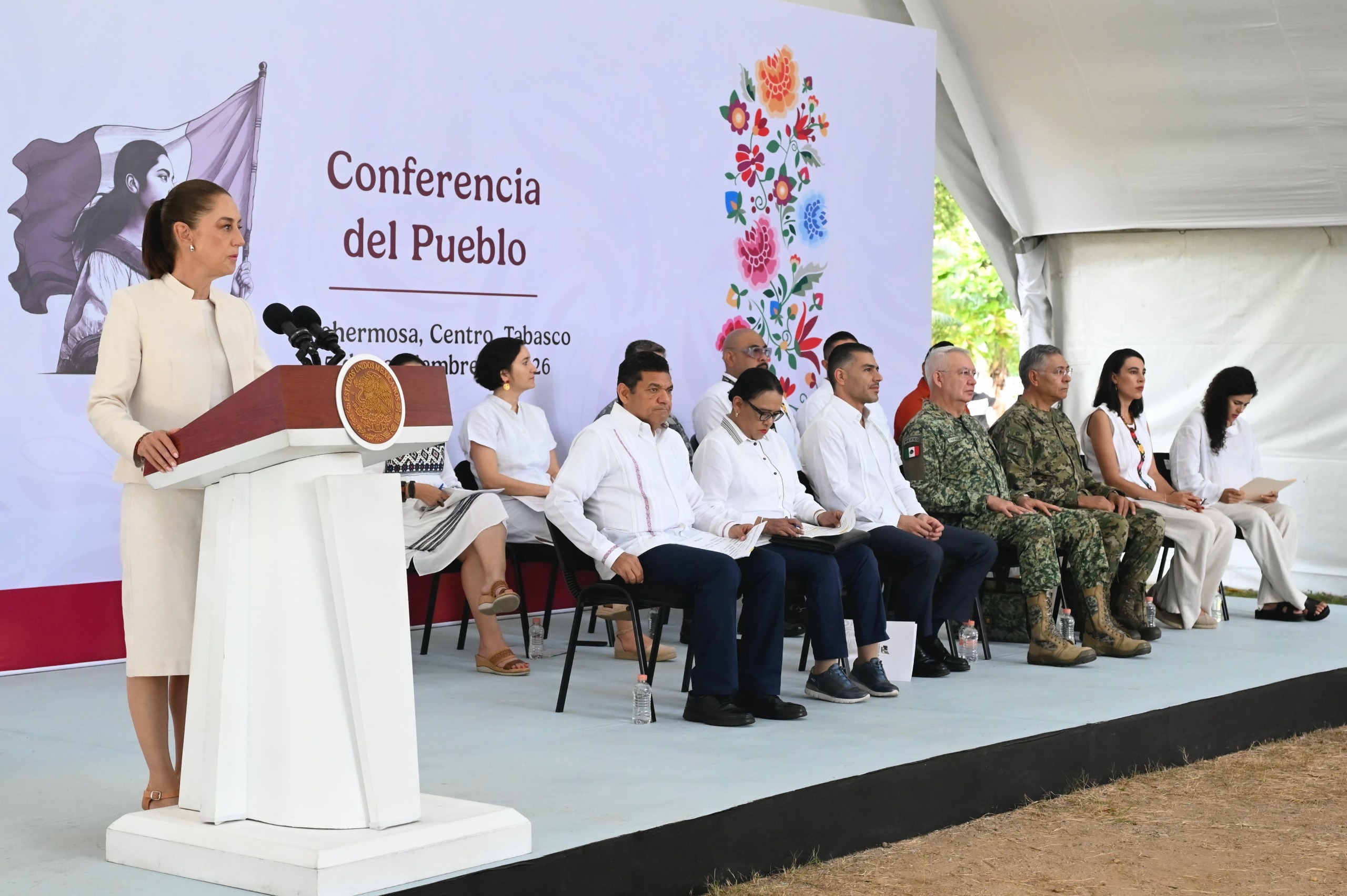 Presidenta Claudia Sheinbaum destaca que la población económicamente activa sumó 62.6 millones; 1.3 millones más que en agosto de 2025