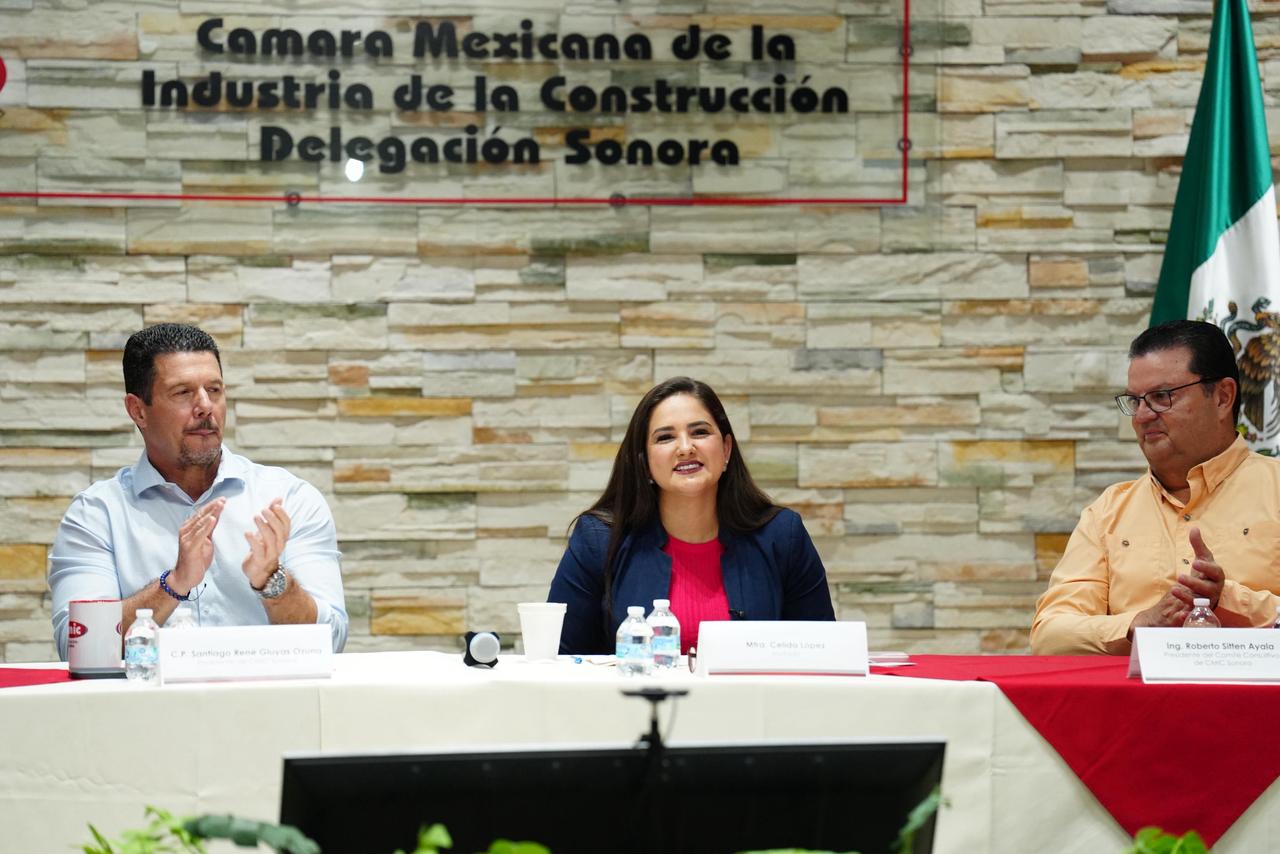 Constructores serán aliados del desarrollo y la transformación de Sonora: Celida López Constructores serán aliados del desarrollo y la transformación de Sonora: Celida López