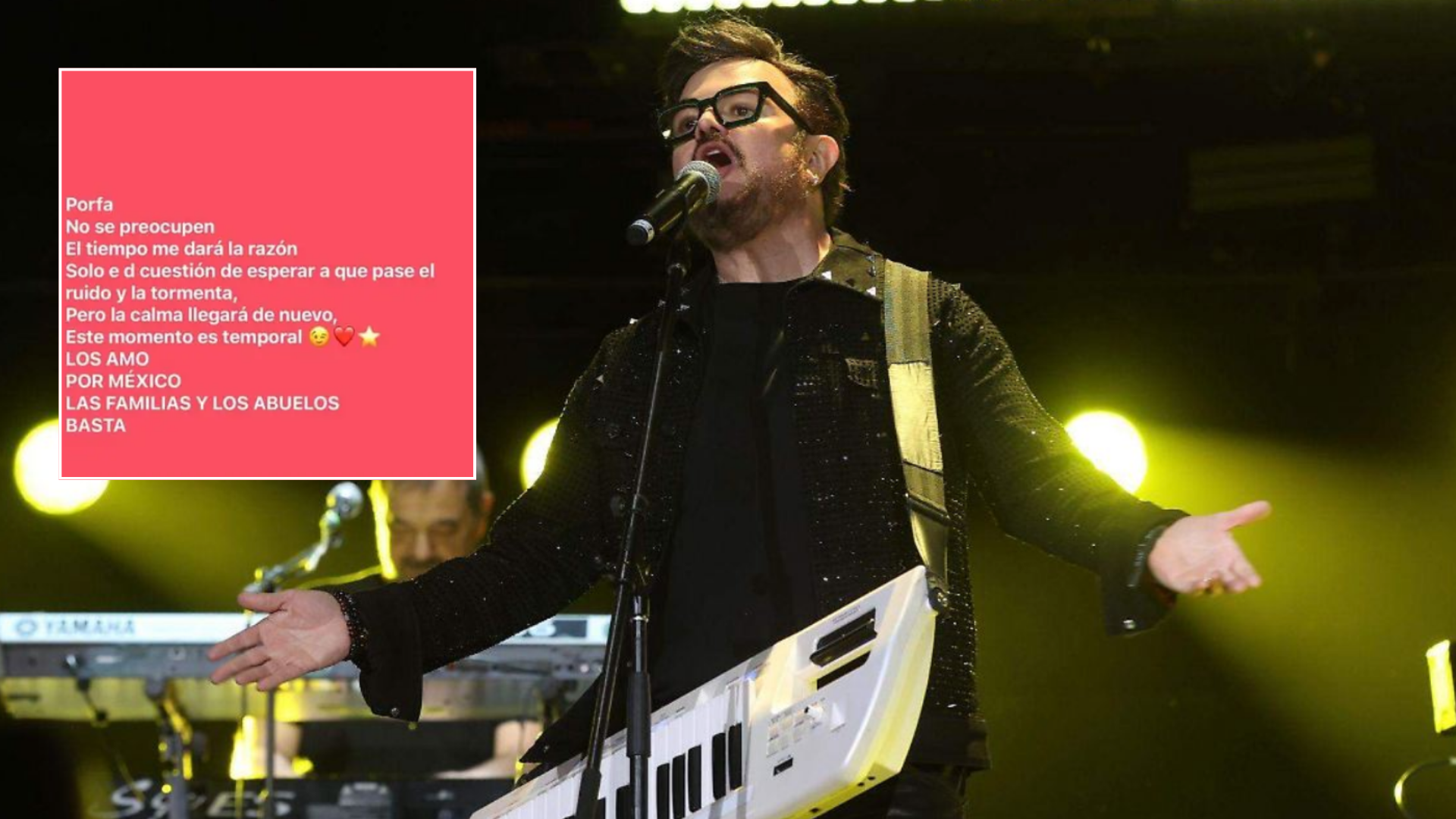 Aleks Syntek anuncia que dejará México tras polémica presentación Aleks Syntek anuncia que dejará México tras polémica presentación