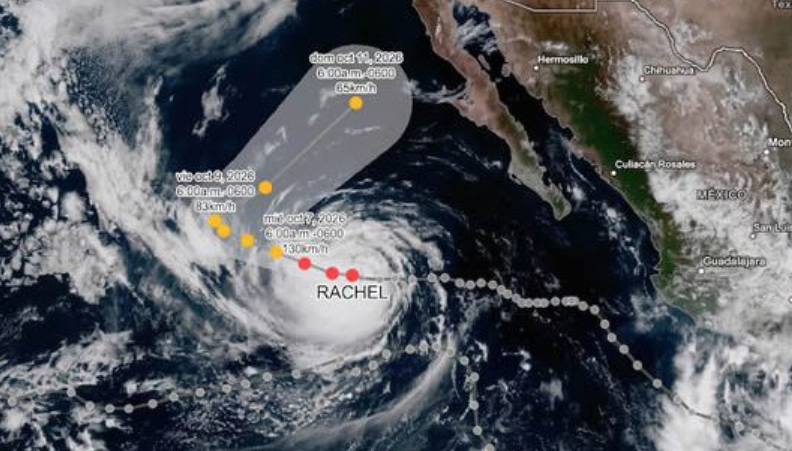 Ciclón Rachel y sistema invernal podrían generar lluvias en Hermosillo Ciclón Rachel y sistema invernal podrían generar lluvias en Hermosillo