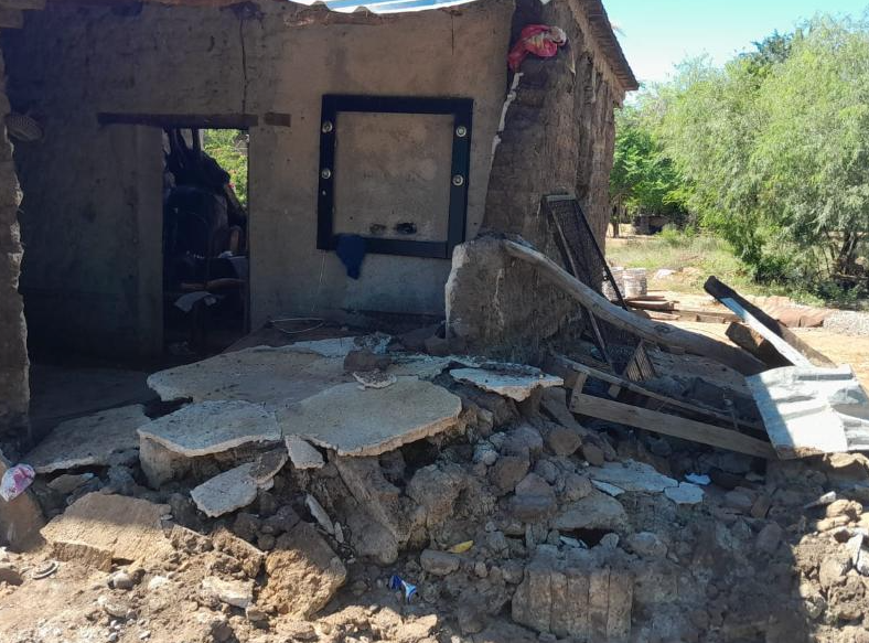 Damnificados en Tesia enfrentan lenta recuperación y temor ante nuevas precipitaciones